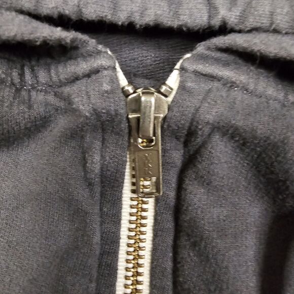 Marine Layer Hoodie Large Gray Full Zip City Camper Streetwear Minimalist Preppy - Picture 8 of 16